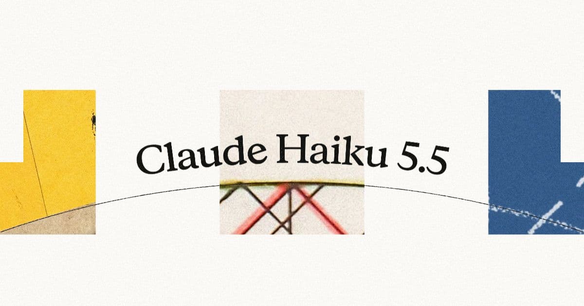 Claude Haiku 5.5 official release artwork